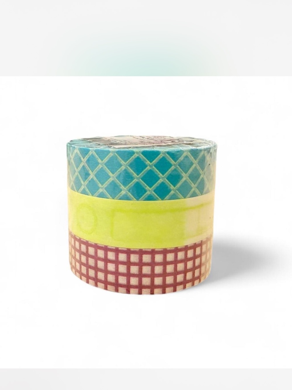 Mark’s Purple and yellow grid pattern Japanese Washi Tape set of 3